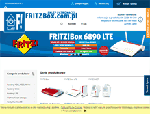 Tablet Screenshot of fritzbox.com.pl